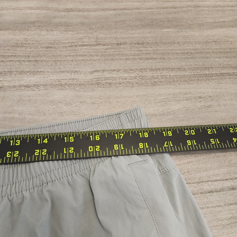 BEARBOTTOM Shorts Gray‎ Stretch Men XXL 7" Pockets Elastic Waist Outdoors Hiking - Picture 3 of 6